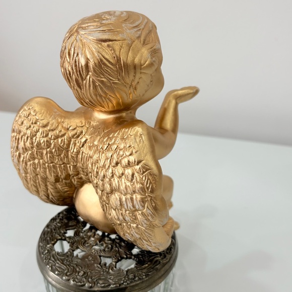 90s Cherubs Gilded Sitting Celestial Gold Whimsical
Hollywood Regency Rococo - Picture 7 of 16